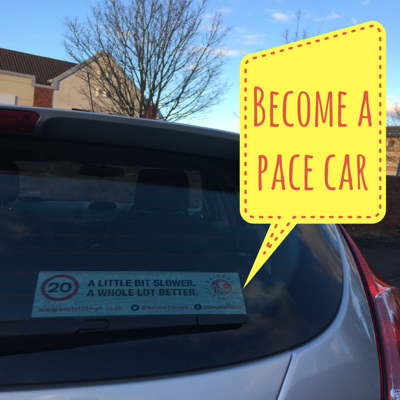 Become a pace car window sticker photo